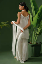 Load image into Gallery viewer, Fiza Designer Mukaish Chikankari Noodle Gharara Set
