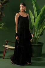 Load image into Gallery viewer, Fiza Designer Mukaish Chikankari Noodle Gharara Set
