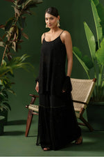 Load image into Gallery viewer, Fiza Designer Mukaish Chikankari Noodle Gharara Set
