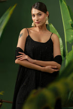 Load image into Gallery viewer, Fiza Designer Mukaish Chikankari Noodle Gharara Set
