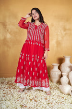 Load image into Gallery viewer, Premika Flared 56 Kali Anarkali Dress
