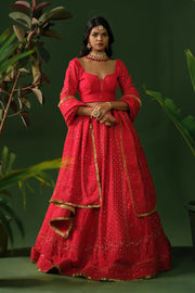 Master Piece Chikankari Lehnga, Dupatta & Blouse-The Lucknowi Chikan
