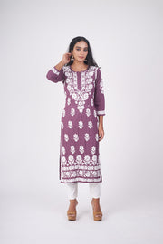 Bela Premium Long Chikankari Kurti