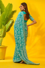 Load image into Gallery viewer, Gulzar Full Jaal Chikankari Saree
