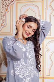 Saheli Modal Chikankari Kurti Sets