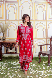 Saheli Modal Chikankari Kurti Sets