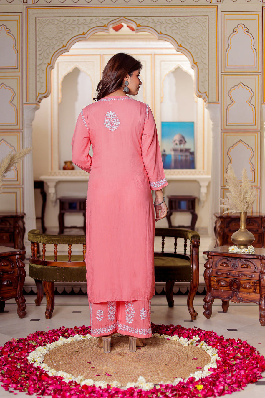 Saheli Modal Chikankari Kurti Sets