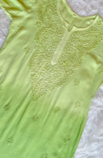Load image into Gallery viewer, Riva Ombre Chikankari Kurti
