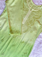 Load image into Gallery viewer, Riva Ombre Chikankari Kurti
