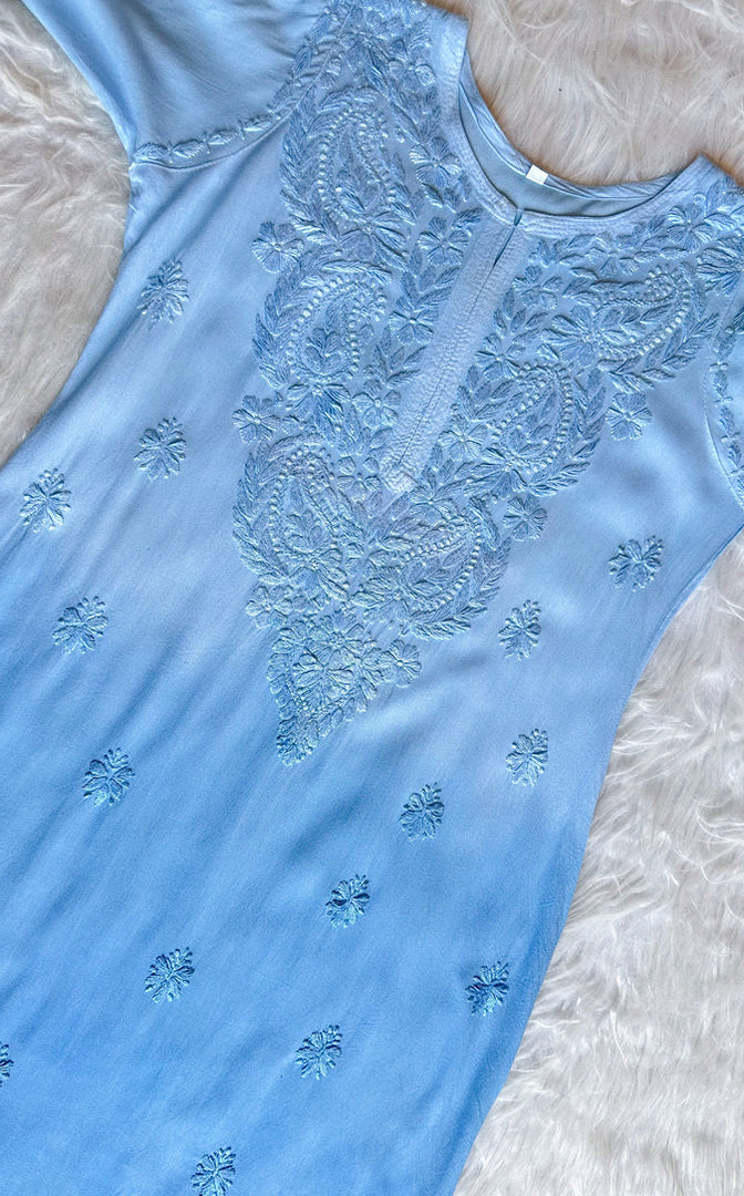 Riva Ombre Chikankari Kurti