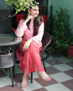 Load image into Gallery viewer, Maher Viscose 3D Work Long Chikankari Kurti
