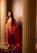 Load image into Gallery viewer, Karishma Kapoor Styled Mukaish Chikankari Chanderi Suit Set