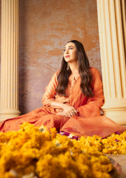 Karishma Kapoor Styled Mukaish Chikankari Chanderi Suit Set