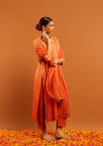 Load image into Gallery viewer, Karishma Kapoor Styled Mukaish Chikankari Chanderi Suit Set