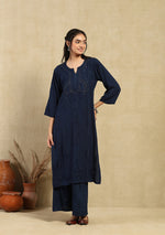 Load image into Gallery viewer, Aqsa Premium Chikankari Kurti Set
