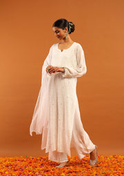 Nagma Chikankari And Mukaish Suit Set