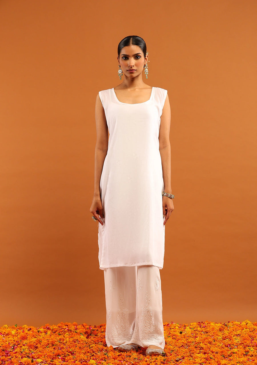 Nagma Chikankari And Mukaish Suit Set