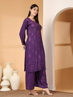 Load image into Gallery viewer, Aqsa Premium Chikankari Kurti Set
