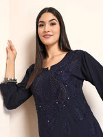 Load image into Gallery viewer, Aqsa Premium Chikankari Kurti Set
