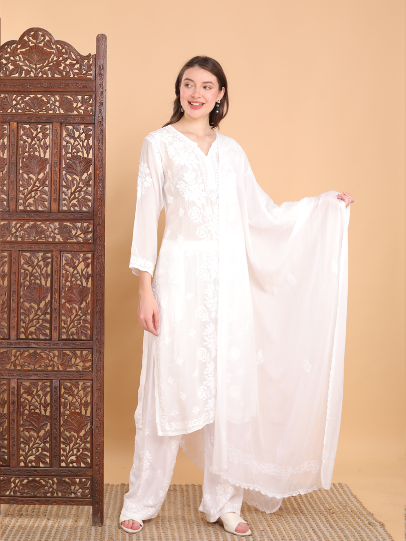 Mallika Muslin Dyed Kurti Set