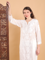 Load image into Gallery viewer, Mallika Muslin Dyed Kurti Set
