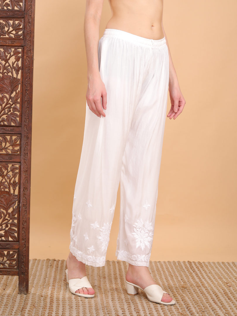 Mallika Muslin Dyed Kurti Set - The Lucknowi Chikan 