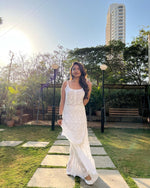 Load image into Gallery viewer, Anushka Styled Western Chikankari Kurta &amp; Gharara Set
