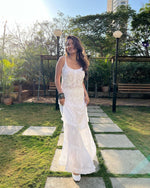 Load image into Gallery viewer, Anushka Styled Western Chikankari Kurta &amp; Gharara Set
