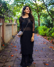 Zara Bootie Jaal Kurti Set