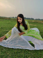 Load image into Gallery viewer, Hand Crochet Chiffon Dupatta

