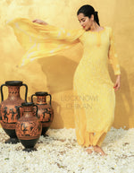 Load image into Gallery viewer, Zara Styled Georgette Chikankari Kurti With White Sharara
